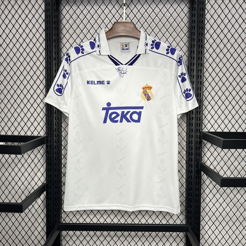 Camisa I Real Madrid Retrô | 94/96 Kelme - Branca