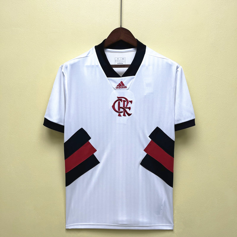 Camisa Icon Flamengo | 23/24 Torcedor Adidas - Branca