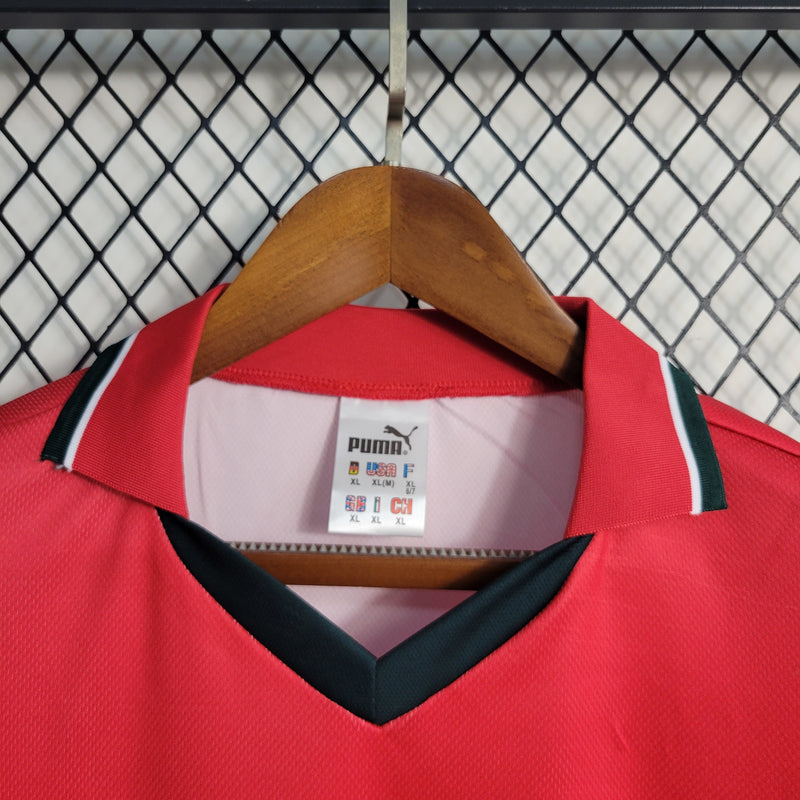 Camisa III Marrocos Retrô | 1998 Puma - Vermelha e Verde
