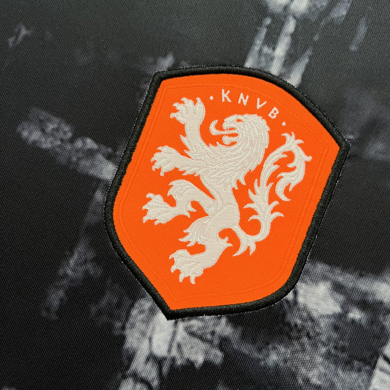 Camisa Edição Especial Holanda | 22/23 Torcedor Nike - Preta