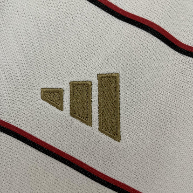 Camisa II Flamengo | 23/24 Torcedor Adidas - Branca e Vermelha