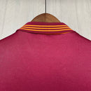 Camisa I Roma Retrô | 92/94 Adidas - Vermelha e Laranja