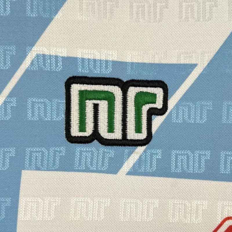 Camisa II Napoli Retrô | 90/91 Ennerre - Branca e Azul