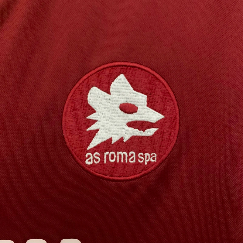 Camisa I Roma Retrô | 89/90 Ennerre - Vermelha e Amarela