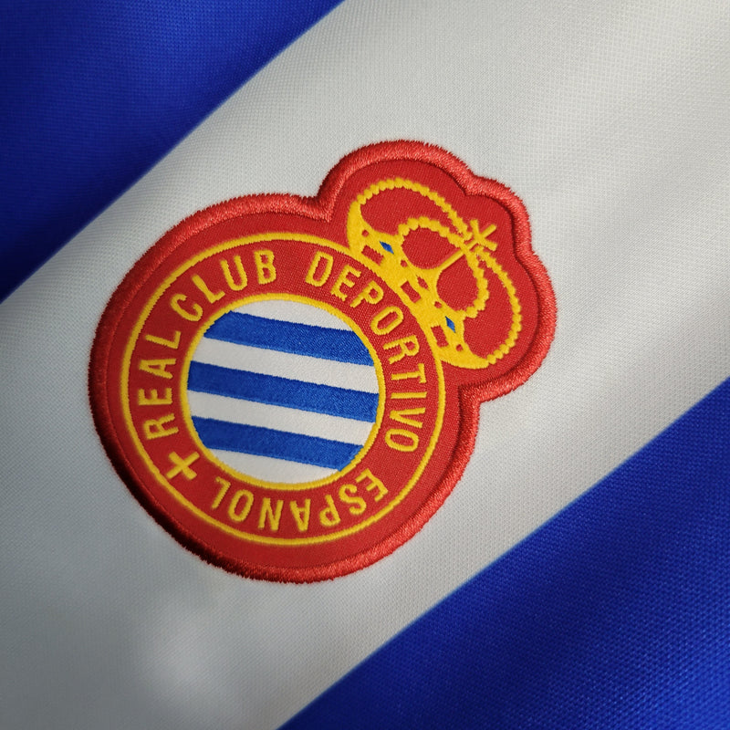 Camisa I Espanyol Retrô | 84/89 Torcedor Massana - Branca e Azul