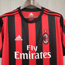 Camisa I Milan Retrô | 17/18 Adidas - Vermelha e Preta