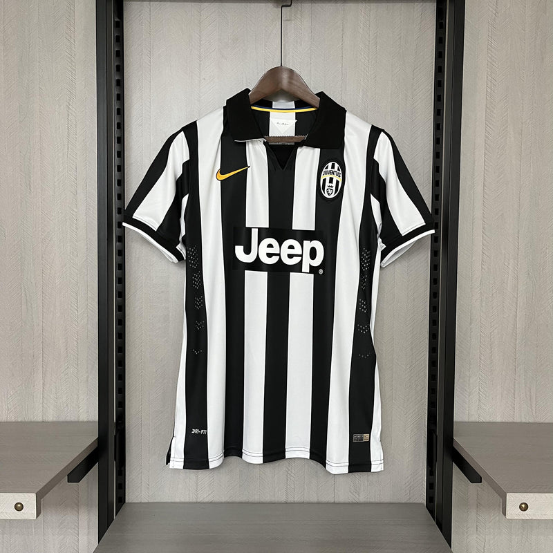 Camisa I Juventus Retrô | 14/15 Nike - Branca e Preta