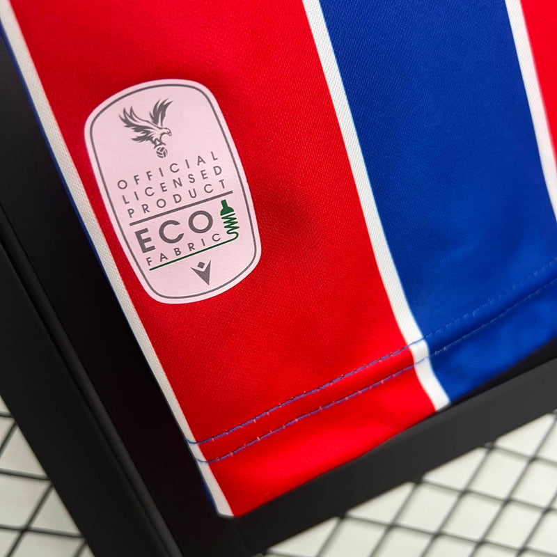 Camisa I Crystal Palace | 25/26 Torcedor Macron - Azul e Vermelha