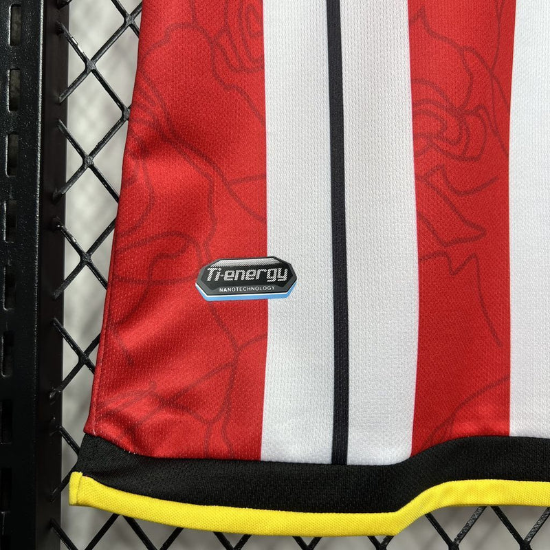 Camisa I Sheffield United | 24/25 Torcedor Errea - Vermelha e Branca