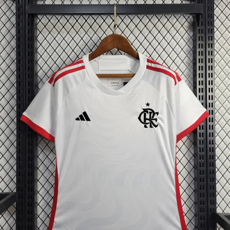 Camisa II Flamengo | 24/25 Torcedor Adidas - Branca e Vermelha - Feminina