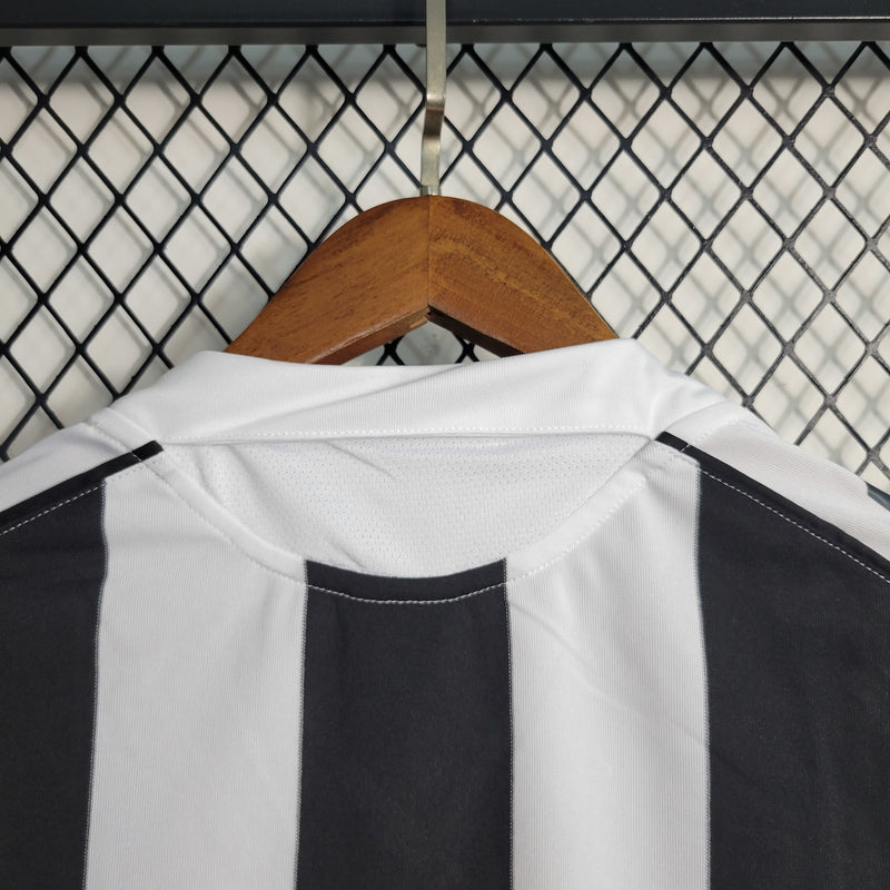 Camisa I Newcastle Retrô | 04/06 Adidas - Preta e Branca