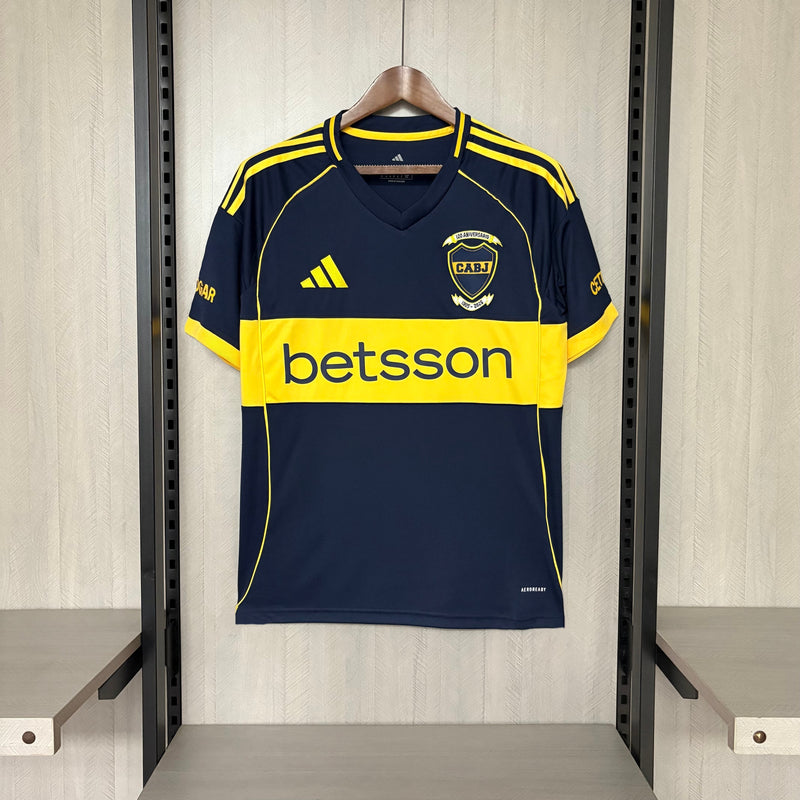 Camisa I Boca Juniors | 25/26 Torcedor Adidas - Azul e Amarela