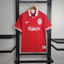 Camisa I Liverpool Retrô | 1996 Reebok - Vermelha