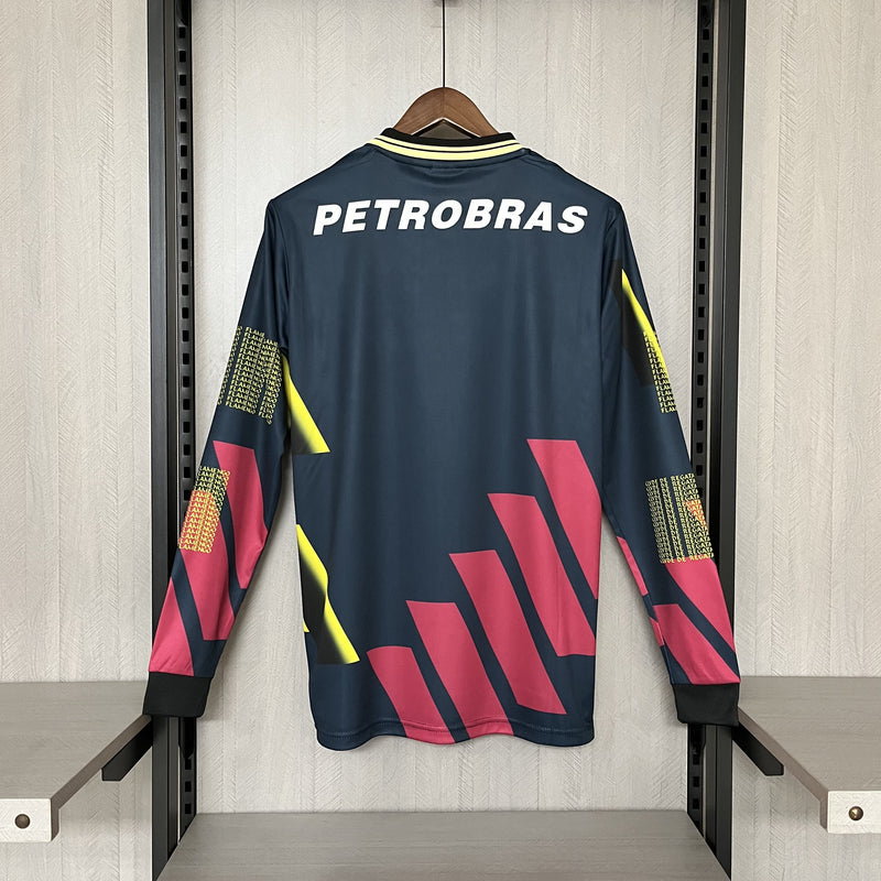 Camisa de Goleiro Flamengo Retrô | 1997 Torcedor Umbro - Preta (Manga Longa)