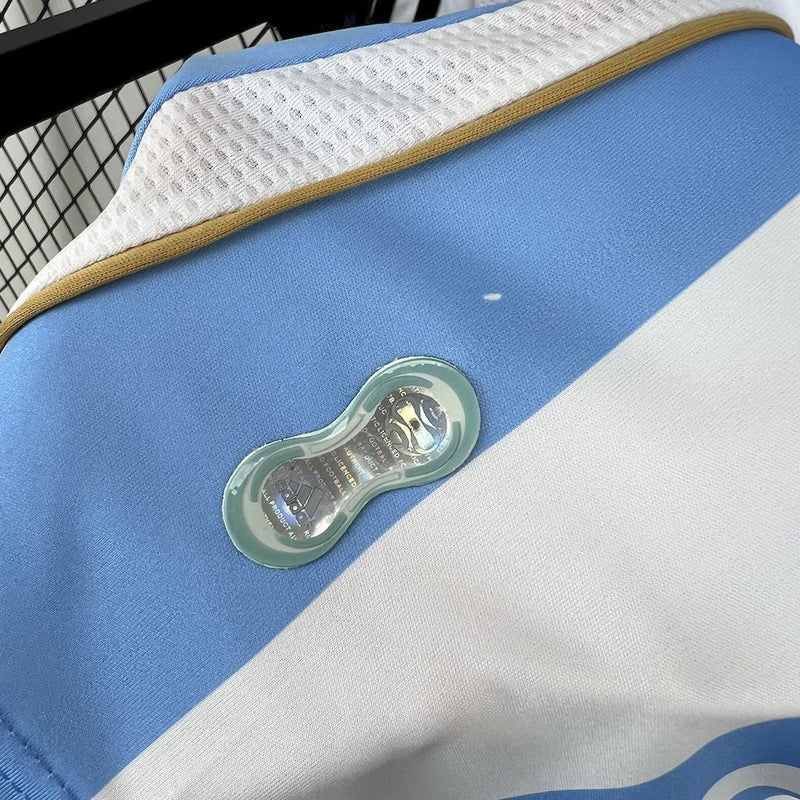 Camisa I Argentina Retrô | 2006 Adidas - Azul e Branca - Manga Longa