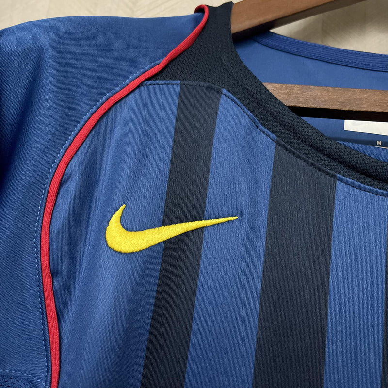 Camisa II Barcelona Retrô | 04/05 Torcedor Nike - Azul