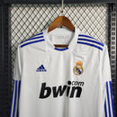Camisa I Real Madrid Retrô | 10/11 Adidas - Branca - Manga Longa