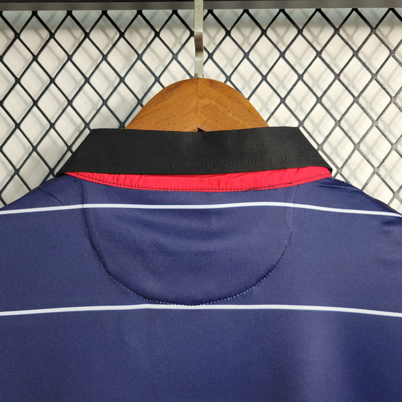 Camisa II Manchester United Retrô | 99/00 Umbro - Azul e Branca