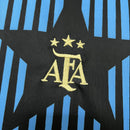 Camisa Pré Jogo Argentina | 2024 Torcedor Adidas - Preta e Azul