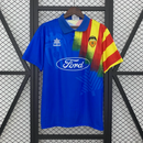 Camisa II Valencia Retrô | 95/96 Luanvi - Azul Vermelha e Amarela