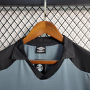 Camisa Pré Jogo Grêmio | 23/24 Torcedor Umbro - Cinza e Preta