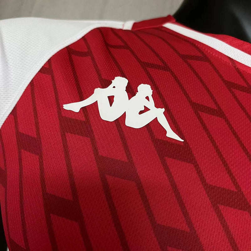 Camisa I Monaco | 23/24 Modelo Jogador Kappa - Vermelha e Branca