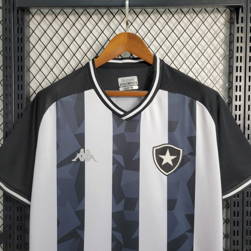 Camisa I Botafogo | 19/20 Torcedor Kappa - Preta e Branca