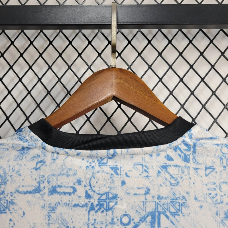 Camisa II Portugal | 2024 Torcedor Nike - Azul Branca e Preta - Manga Longa