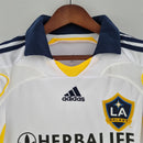 Camisa I LA Galaxy Retrô | 07/08 Adidas - Branca Amarela
