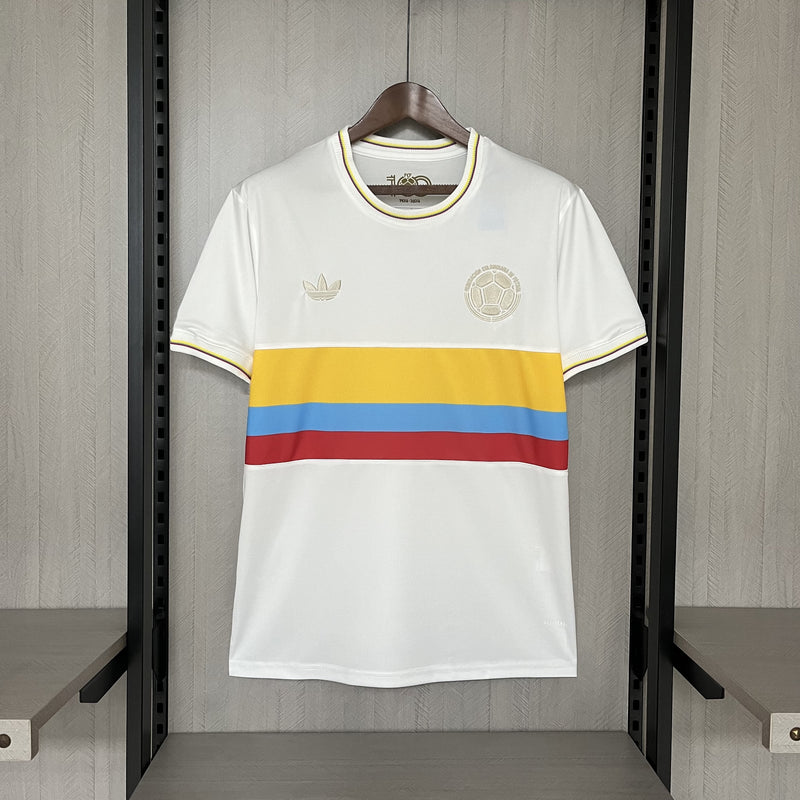 Camisa Edição Originals Colômbia | 24/25 Torcedor Adidas - Bege