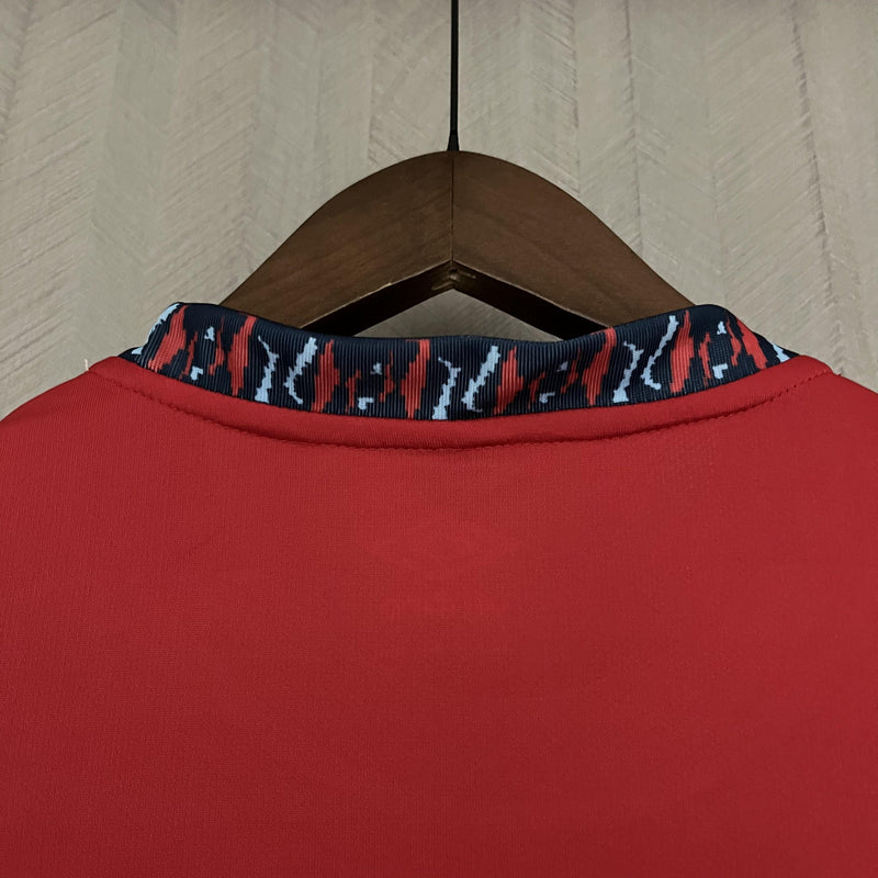 Camisa I Nacional do Uruguai | 23/24 Torcedor Umbro - Vermelha