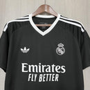 Camisa de Goleiro Real Madrid | 24/25 Torcedor Adidas - Preta