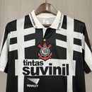 Camisa III Corinthians Retrô | 95/96 Penalty - Preta e Branca
