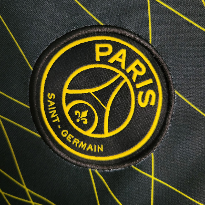 Camisa IV PSG | 22/23 Torcedor Jordan - Preta e Amarela