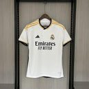 Camisa I Real Madrid | 23/24 Torcedor Adidas - Branca