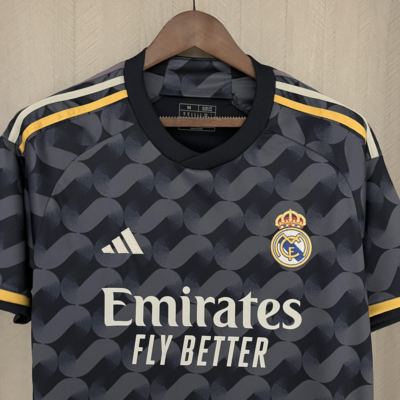 Camisa II Real Madrid | 23/24 Torcedor Adidas - Preta