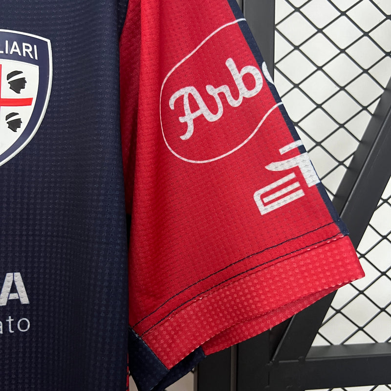 Camisa I Cagliari | 24/25 Torcedor EYE - Vermelha e Azul