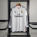 Camisa I Real Madrid Retrô | 14/15 Adidas - Rosa - Manga Longa