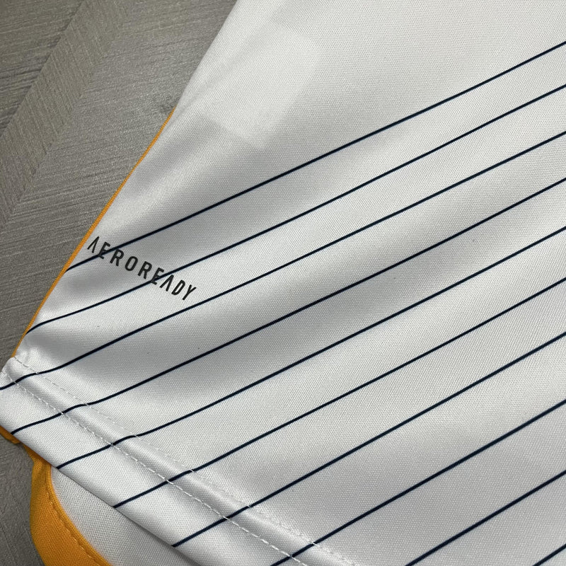 Camisa I LA Galaxy | 24/25 Torcedor Adidas - Branca e Amarela
