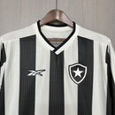 Camisa I Botafogo | 24/25 Torcedor Reebok - Preta e Branca - Manga Longa