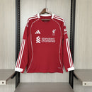 Camisa I Liverpool | 25/26 Torcedor Adidas - Vermelha - Manga Longa