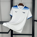 Camisa Aniversário Lazio | 24/25 Torcedor Mizuno - Branca e Azul