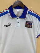 Camisa II Republica Tcheca | 1996 Torcedor Puma - Branca