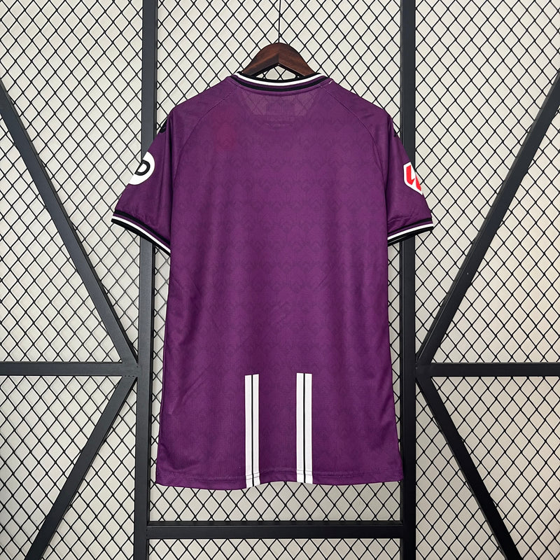 Camisa I Real Valladolid | 24/25 Torcedor Kappa - Roxa e Branca