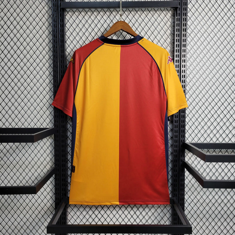Camisa I Roma Retrô | 01/02  Kappa - Vermelha e Amarela