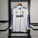 Camisa I Real Madrid Retrô | 10/11 Adidas - Branca - Manga Longa