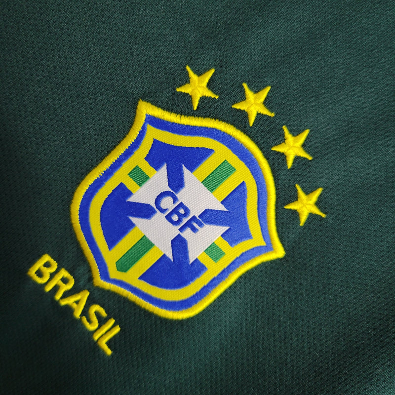 Camisa Goleiro Brasil Retrô | 1998 Nike - Verde