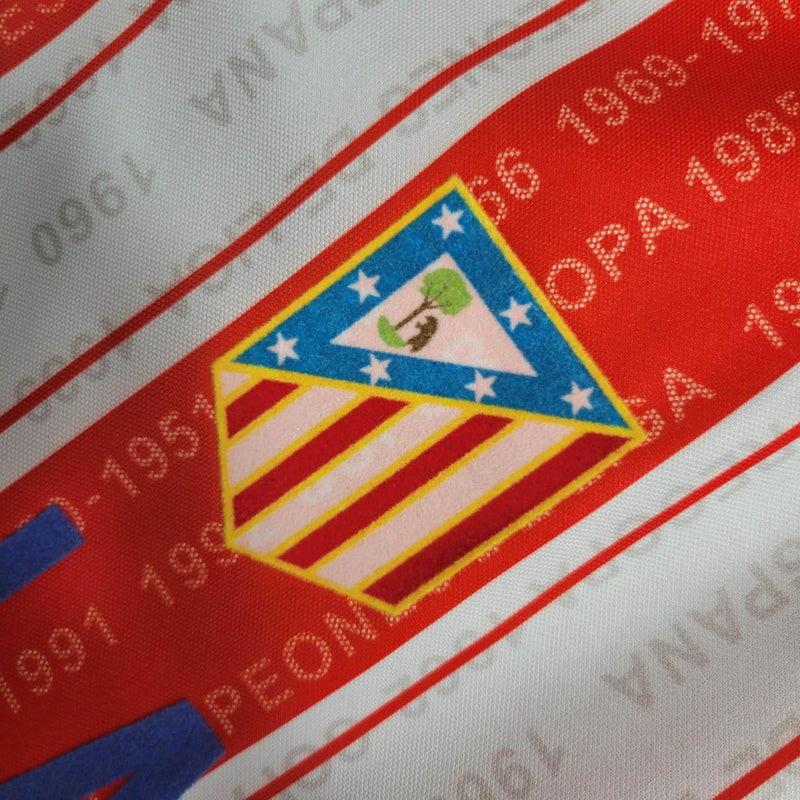 Camisa I Atlético de Madrid Retrô | 94/95 Puma - Vermelha e Branca