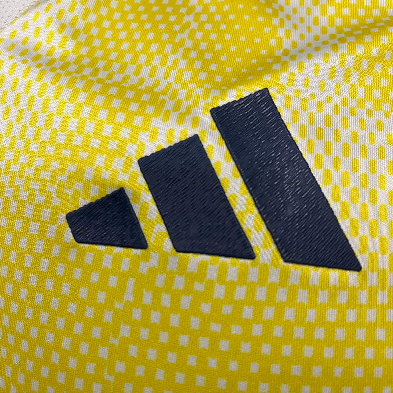 Camisa II Juventus | 24/25 Modelo Jogador Adidas - Amarela Branca e Rosa