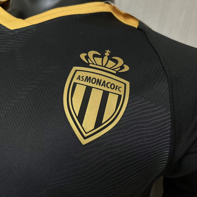 Camisa II Monaco | 23/24 Modelo Jogador Kappa - Preta
